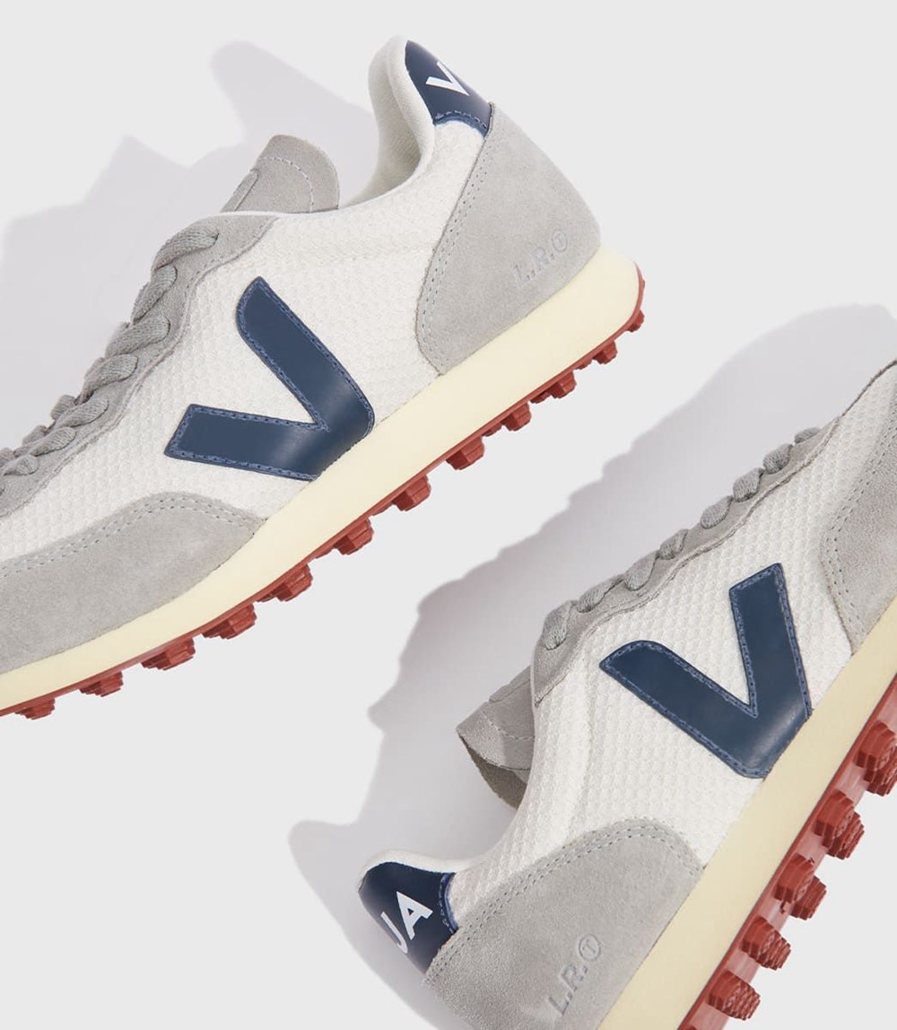 Tenis Veja Hombre - Rio Branco Hexamesh Gravel - Grises/Blancos/Azules - 271UXCBEA